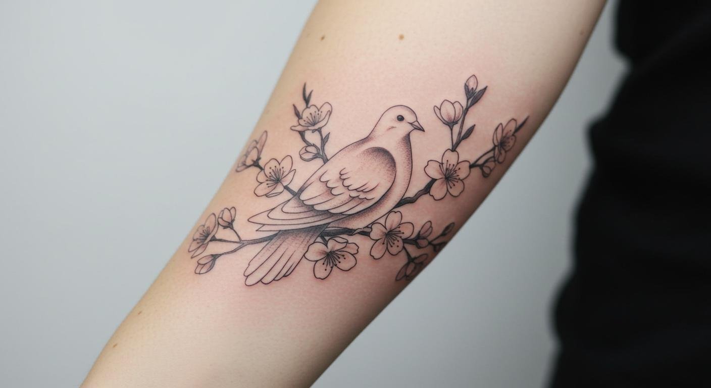 25+ Elegant Dove Tattoo Ideas That Radiate Grace and Femininity!