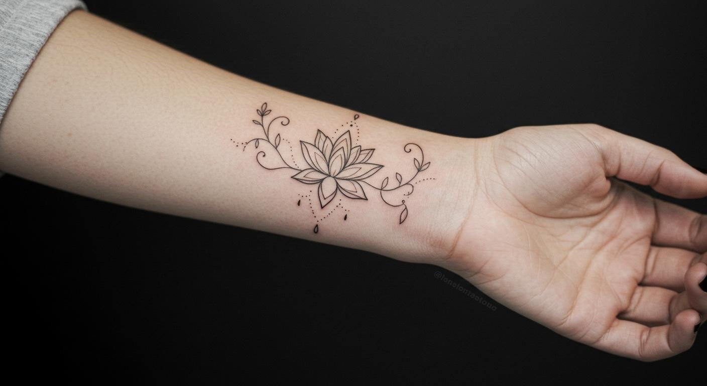 25+ Serene Fine Line Tattoos That Celebrate Soft, Timeless Beauty for Women!