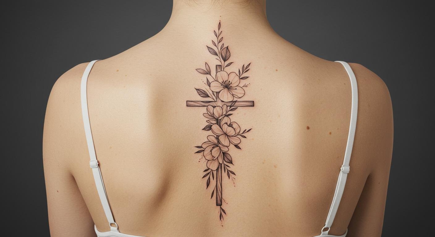 21 Stunning Christian Spine Tattoos That Celebrate Faith and Femininity!