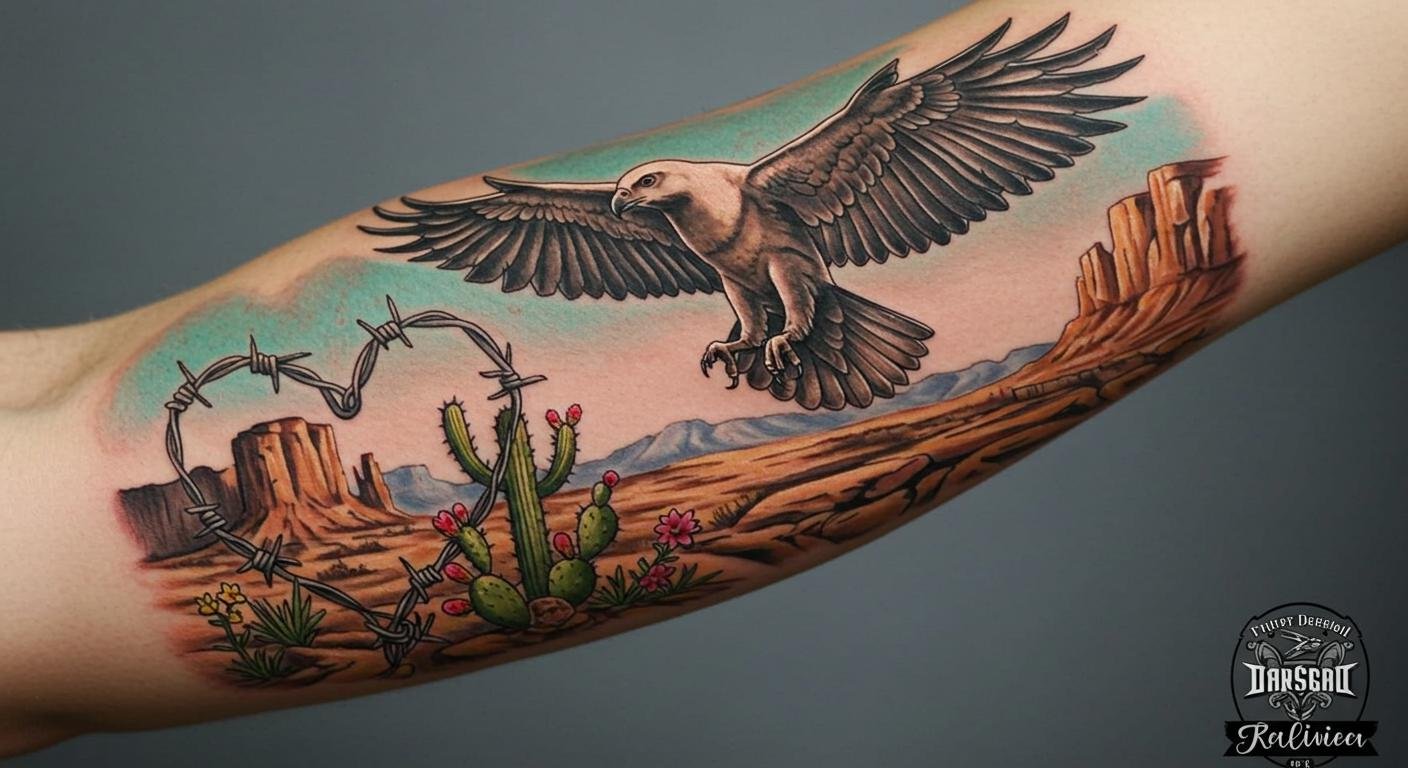 18+ Timeless Old Western Tattoo Ideas That Capture the Untamed Frontier Spirit!