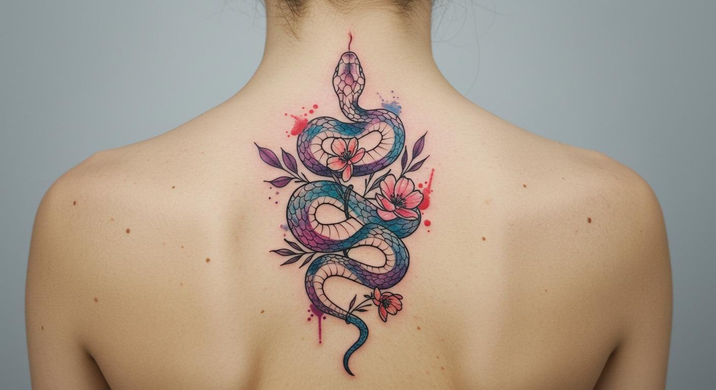 Unleash Your Inner Power: 21 Stunning Snake Spine Tattoos for Bold Women Ready to Transform!