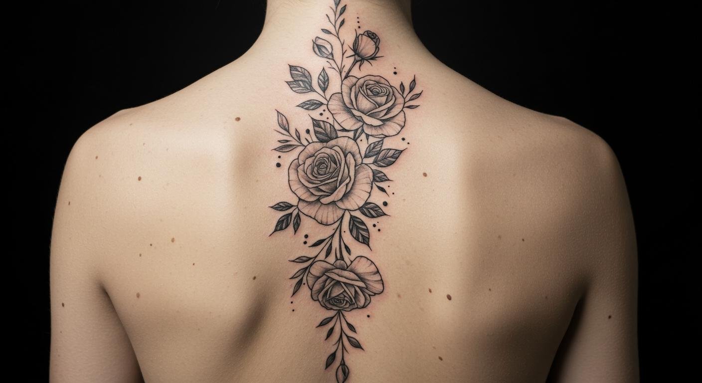 23 Chic & Elegant Small Spine Tattoos That Celebrate Your Refined Style!