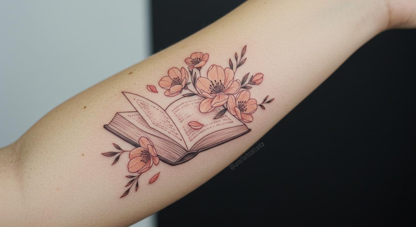 24+ Enchanting Tiny Book Tattoos Every Reader and Dreamer Will Adore!