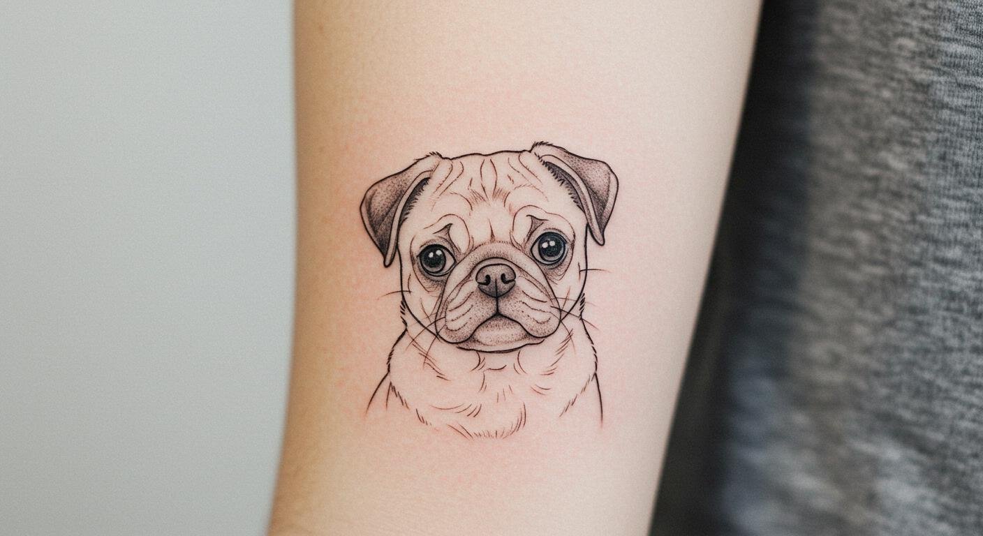 25+ Stunning Fine Line Dog Tattoos That Will Melt Every Artistic Pet Lover’s Heart!