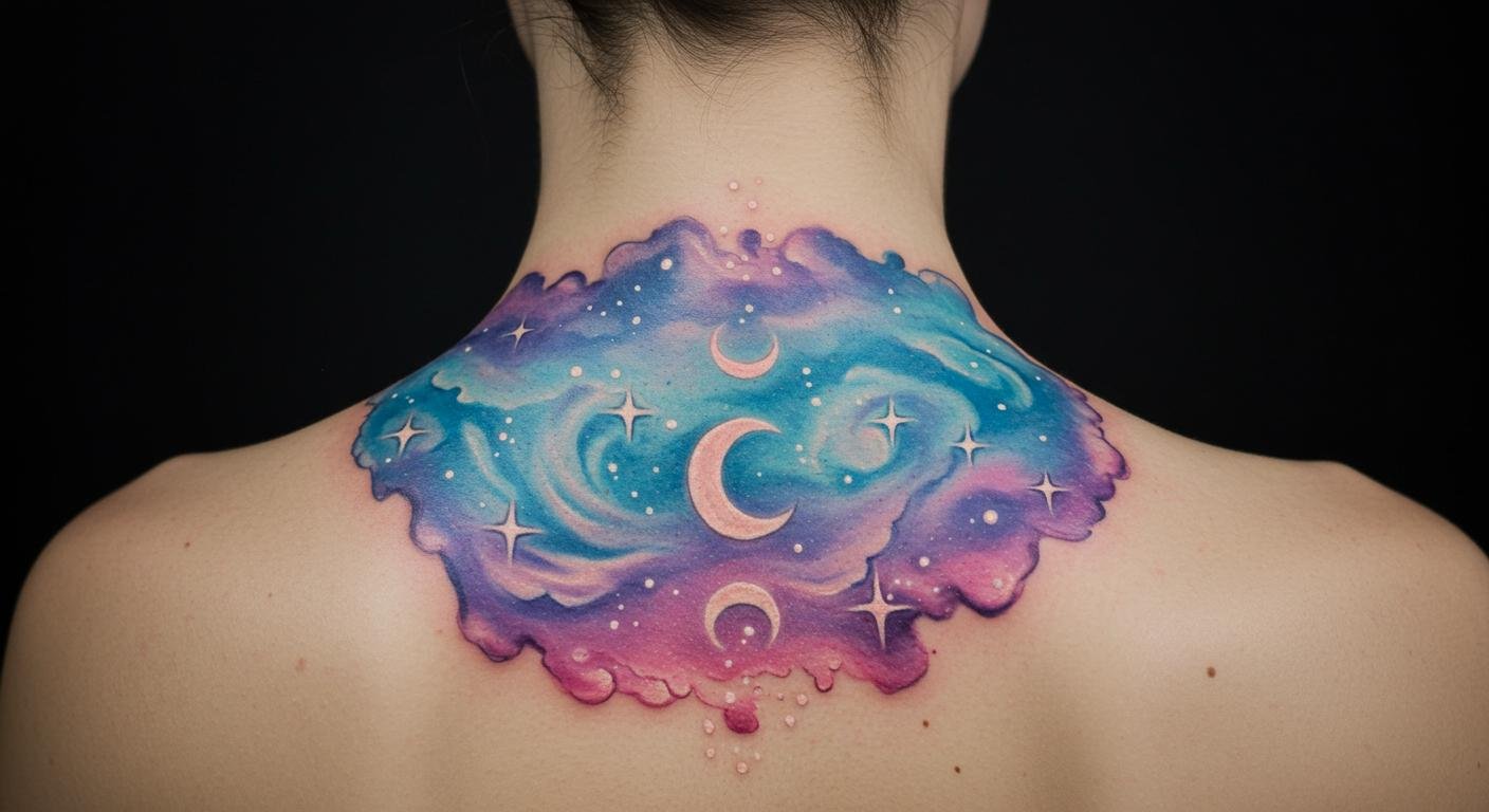 23 Enchanting Celestial Spine Tattoos That Will Make Every Night Sky Lover Swoon!