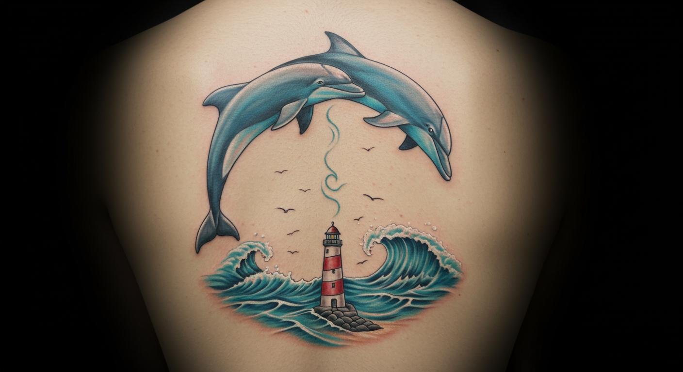 Dive Into Style: 25 Jaw-Dropping Ocean Spine Tattoos Every Sea Lover Must See!