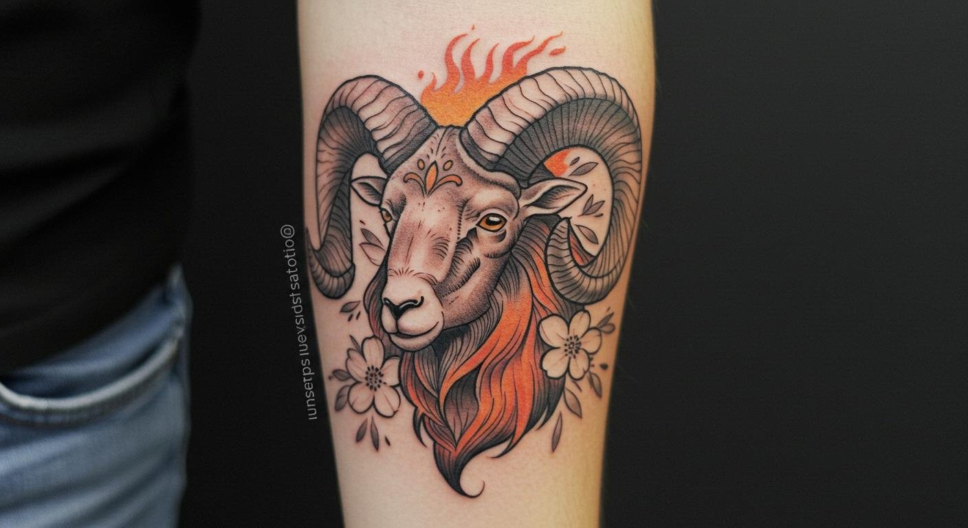 25+ Bold Aries Tattoo Ideas That’ll Ignite Your Passion and Style!