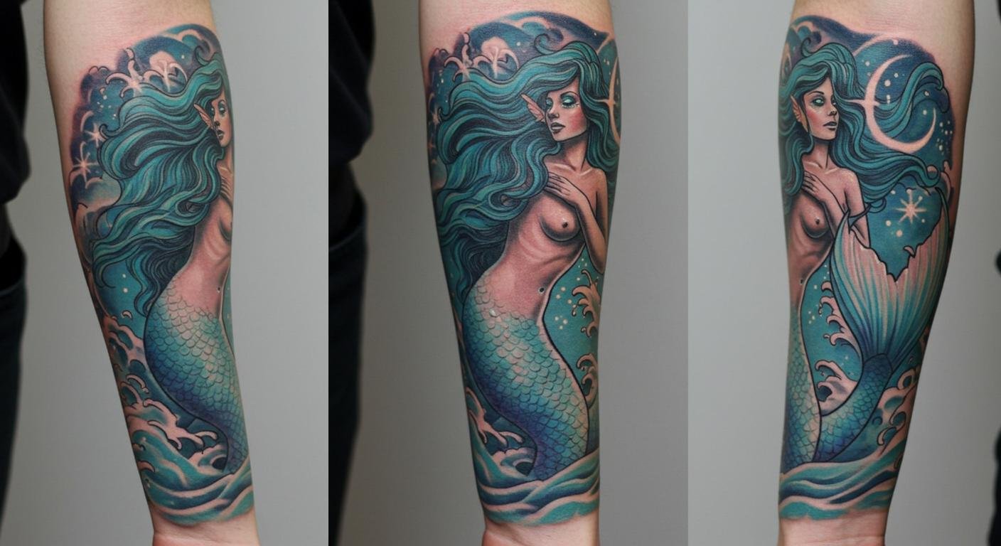 20+ Stunning Mermaid Tattoo Ideas to Make Waves This Summer!