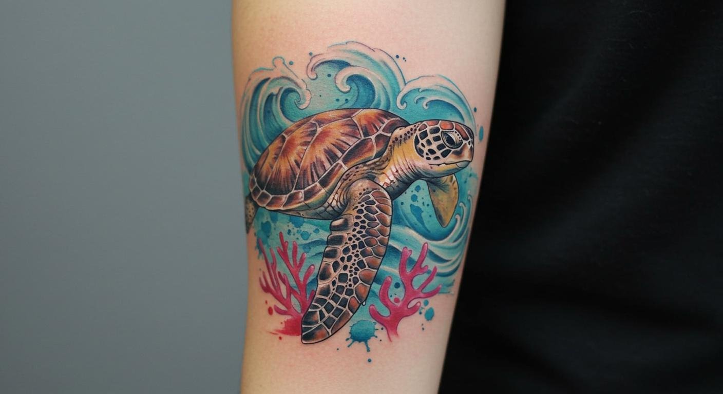 Dive Into 23+ Stunning Sea Turtle Tattoos That’ll Make Your Heart Swim!