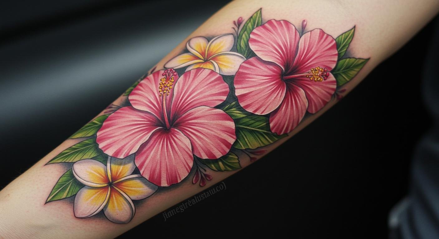 23+ Stunning Tropical Flower Tattoo Ideas That Burst With Color and Vibes!